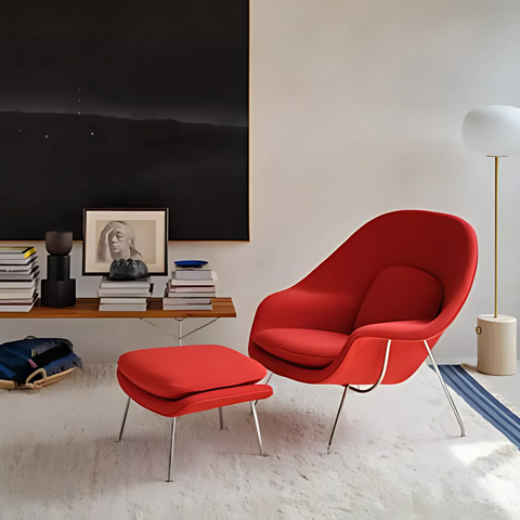Womb Chair and Ottoman