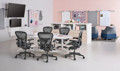 Aeron Remastered Chair (Graphite) by Herman Miller