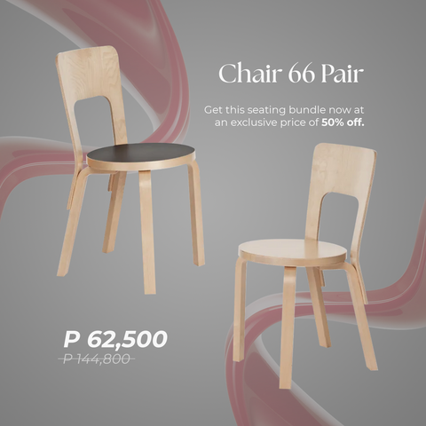 Designer Duo: Chair 66 Pair