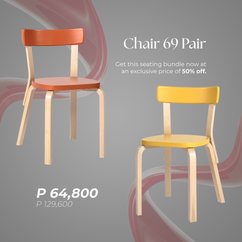 Designer Duo: Chair 69 Pair