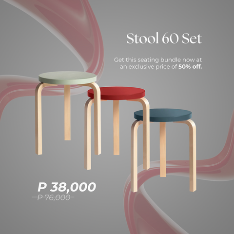 Designer Duo: Stool 60 Set
