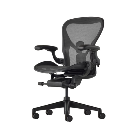 Aeron Remastered Chair (Onyx) by Herman Miller