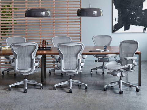 Aeron Remastered Chair (Mineral) by Herman Miller