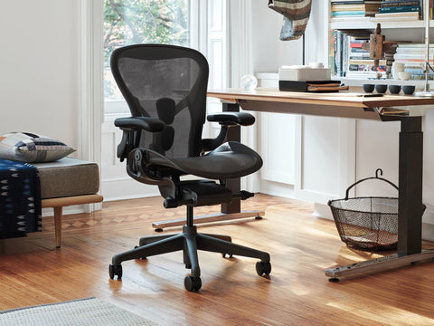 Aeron Remastered Chair (Onyx) by Herman Miller