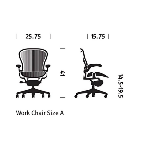 Aeron Remastered Chair (Mineral) by Herman Miller